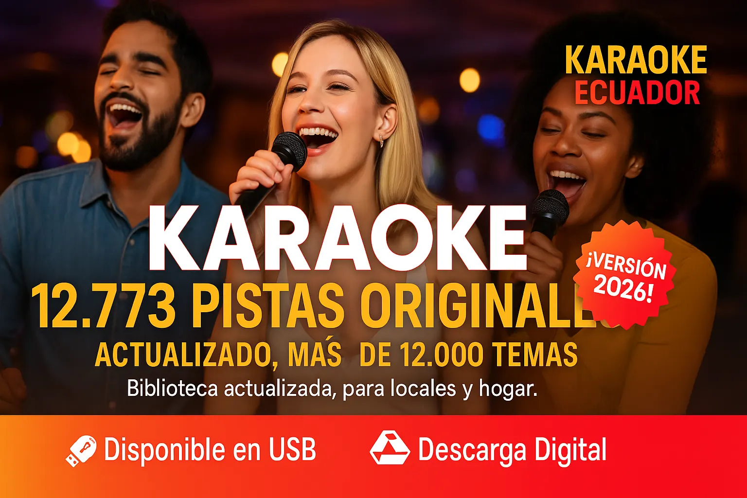 Karaoke Ecuador - Programa de karaoke profesional para PC Windows